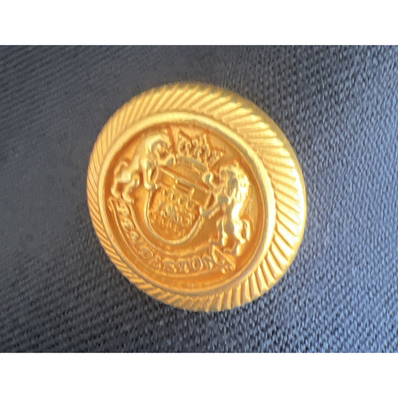 Pendleton Classic Women Navy Blue Wool Double Breasted Jacket USA Sz 10 Vintage - Picture 2 of 5